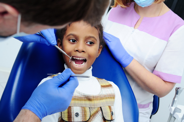 patient in dentist chair