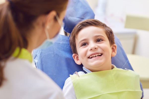 woman in dentist chair