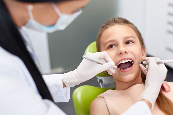 patient's in dentist chair