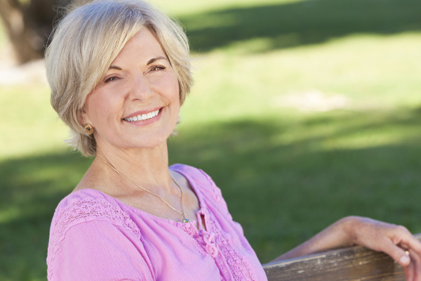 smiling senior woman