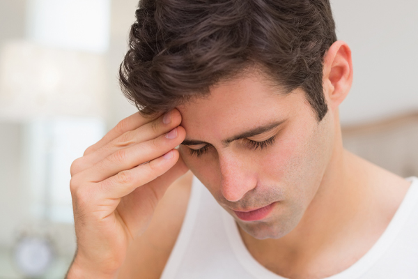 man with tmj migraine