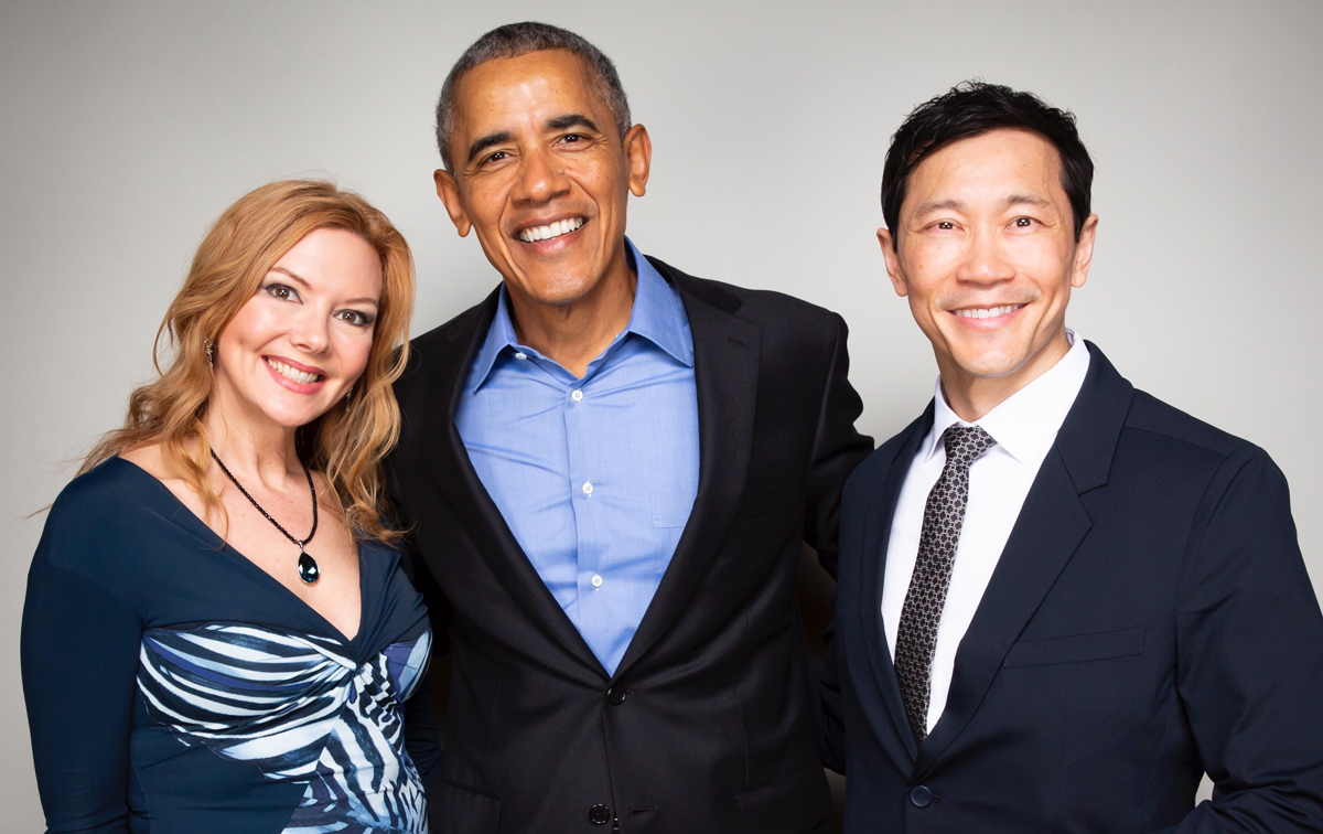 Barack Obama and Dr Wing